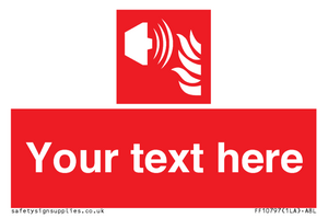 Custom Fire: Fire alarm sounder